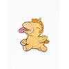 Pin's licorne jaune Unipin Bean Blossom