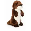 Aurora peluche loutre 20,5 cm marron