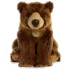 Aurora peluche Mini Yoni ours grizzly brun 38 cm