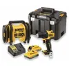 Dewalt Kit 2 outils XR 18V 2Ah Li-Ion : Perceuse visseuse Compact Brushless + Gonfleur
