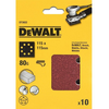 Dewalt - Feuille abrasive grain 80 - 115 x 115 mm - 10 pièces - DT3022