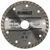 Dewalt Disque turbo pour matériaux de construction/béton 125 x 22,2 mm