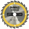 DeWALT Lame de scie circulaire, 165-20 mm, 24 dents - DT1934-QZ
