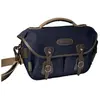 Billingham Hadley Small Pro sac photo d'épaule toile navy / chocolat