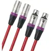 Câble XLR QED 1M Rouge Analogue XLR 40