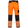 Pantalon PW3 Hi-Vis Work couleur : Orange/Noir taille 36 Portwest