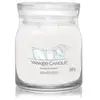 Bougie signature coton frais modèle moyen - Yankee Candle