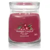 Bougie signature cerise griotte modèle moyen - Yankee Candle - Rose - Verre