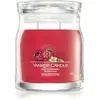 Bougie signature Framboise rouge modèle moyen - Yankee Candle