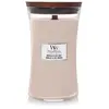 Woodwick Vanilla & Sea Salt bougie parfumée avec mèche en bois 609.5 g