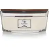 Yankee Candle Woodwick Linen bougie parfumée avec mèche en bois (hearthwick) 453.6 g