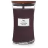 WoodWick grande bougie jarre parfumée avec mèche Pluswick, Mûre épicée