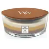 Woodwick - Trilogy - Café Gourmand Bougie Parfumée Ellipse