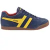Basket Gola Harrier Suede - GOLA - Homme - Adulte - Bleu - Lacets - Cuir