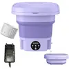 PRUMYA Mini machine à laver Portable Mini Lave-Linge Petite Machine à Linge Pliable avec Panier de Vidange Laveuse Pratique 8L