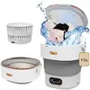 PRUMYA Machine À Laver Pliante, 15 L Mini Machine À Laver Portable, 3 ...