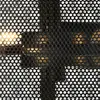 Fishnet - Plafonnier affleurant à 3 ampoules en maille noir mat, E27 - Searchlight