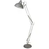 Searchlight Lampe sur pied Goliath, gris, métal, E27, 170 cm, réglable