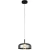Searchlight Suspension LED Frisbee avec abat-jour en verre
