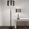 SEARCHLIGHT Lampe de table Table Acier doux Noir mat 1 ampoule 61,5cm - Argent