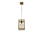 Searchlight Suspension Square, 30 cm de haut, bambou, E27