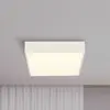 Searchlight - Zeus Plafonnier salle de bain carré 1 lumière, blanc IP4...