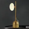 Searchlight Lampe à poser Pebble, laiton