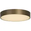 Searchlight Plafonnier LED Palma, bronze, Ø 25 cm, acier/acrylique