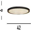 Searchlight Plafonnier LED Satellite noir Ø 42cm acier Télécommande