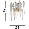 Searchlight Applique murale Heritage, largeur 25 cm, dorée/transparent...