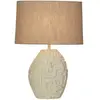 Searchlight Lampe à poser Adelaide, crème, hauteur 59,5 cm, textile/ré...