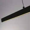 Searchlight Suspension LED Layla, Linear, noir, hauteur réglable, CCT