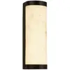 Searchlight Applique murale LED Nile, hauteur 36 cm, noir, acier, IP44