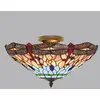 Searchlight Plafonnier Dragonfly de style Tiffany