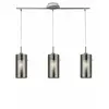 Barre 3 ampoules Duo2 en chrome et verre