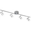 Searchlight Spot pour plafond LED Bubbles, IP44, à 4 lampes