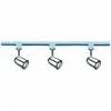 Searchlight - Spot dôme argent satiné et chrome pour rail