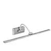 Searchlight Picture wall light 3w in satin silver with rocker switch 2984-51SS