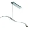 Bar Lights - Luminaire suspendu à barre led intégré argent satiné, nickel satiné - Searchlight