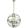 Searchlight Très belle suspension Orbit en forme de cage