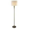 Searchlight Lampe sur pied Oscar avec abat-jour aspect lin