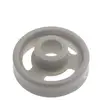 Hotpoint-Ariston Roulette panier inférieur (l'unite) d'origine Lave-va...