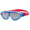 Masque de plongée Speedo Biofuse Rift - lava red/beautiful blue/clear - TU