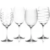 CREATIVE TOPS Mikasa Cheers Lot de 4 Verres à vin Rouge en Cristal