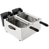 CATERLITE Friteuse professionnelle à poser double 2 x 3,5 Litres peu intensive