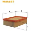 Filtre à air WIX WA6667 - Réf. 1378696