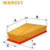 Filtre à air WIX WA9521 - Réf. 1378887