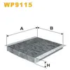 Filtre d'habitacle WIX WP9115 - Réf. 1379761