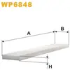 Filtre D'habitacle Standard Wix Filters Wp6848