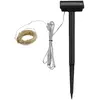 SMART GARDEN Guirlande solaire Luciole - SMARDTV - Blanc chaud - 100 leds - 11,9 m